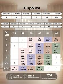 Plus Size Women's Jelly Strap Soft Support Bra, Wireless Lift & Gather Padded Bra - Royal Blue - View 7