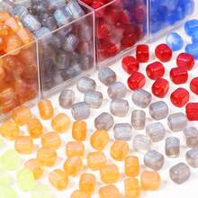 10颗彩色夜光亚克力星形管珠，DIY首饰制作，手工串珠工艺材料 - diy - 查看 4