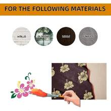 25pcs Reusable Lotus Flower Stencils, 5.12x5.12 Inches, For Wall Painting, Burning, Fabric, Canvas And Crafts - Hibiscus Flower Spring Drawing Template - View 4