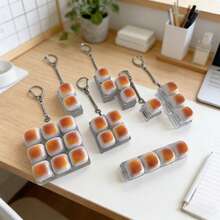 1 món đồ chơi giảm căng thẳng hình bàn phím bánh mì caramel - Âm thanh giòn tan, móc khóa đồ chơi giảm lo âu dành cho người lớn, dùng khi làm việc, du lịch, ở nhà - Giảm lo âu và cải thiện khả năng tập trung - Nhiều màu - Xem 6