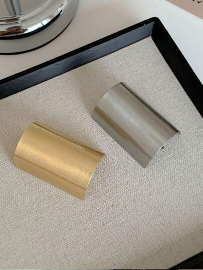 韩式金属光滑发夹，高马尾夹，优雅发饰发钩