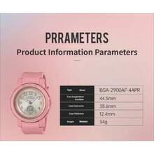Casio Baby-G Sakura Pink Watch, Shock Resistant 100M Waterproof Ultra-Light Sporty Women's Wristwatch GZXBGA-2900AF-4A - one-size - View 5