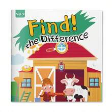 Spot The Difference Puzzle Workbook – Cute Animal & Daily Scene Pages, Builds Observation, Thinking Skills And Concentration - Spot the Challenge Adventure - View 15
