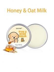 GJYC PET 6号舒缓配方狗狗爪子和鼻子润肤膏 - 修复干燥皲裂的爪子和鼻子 | 蕴含乳木果油和椰子油 | 四季皆宜