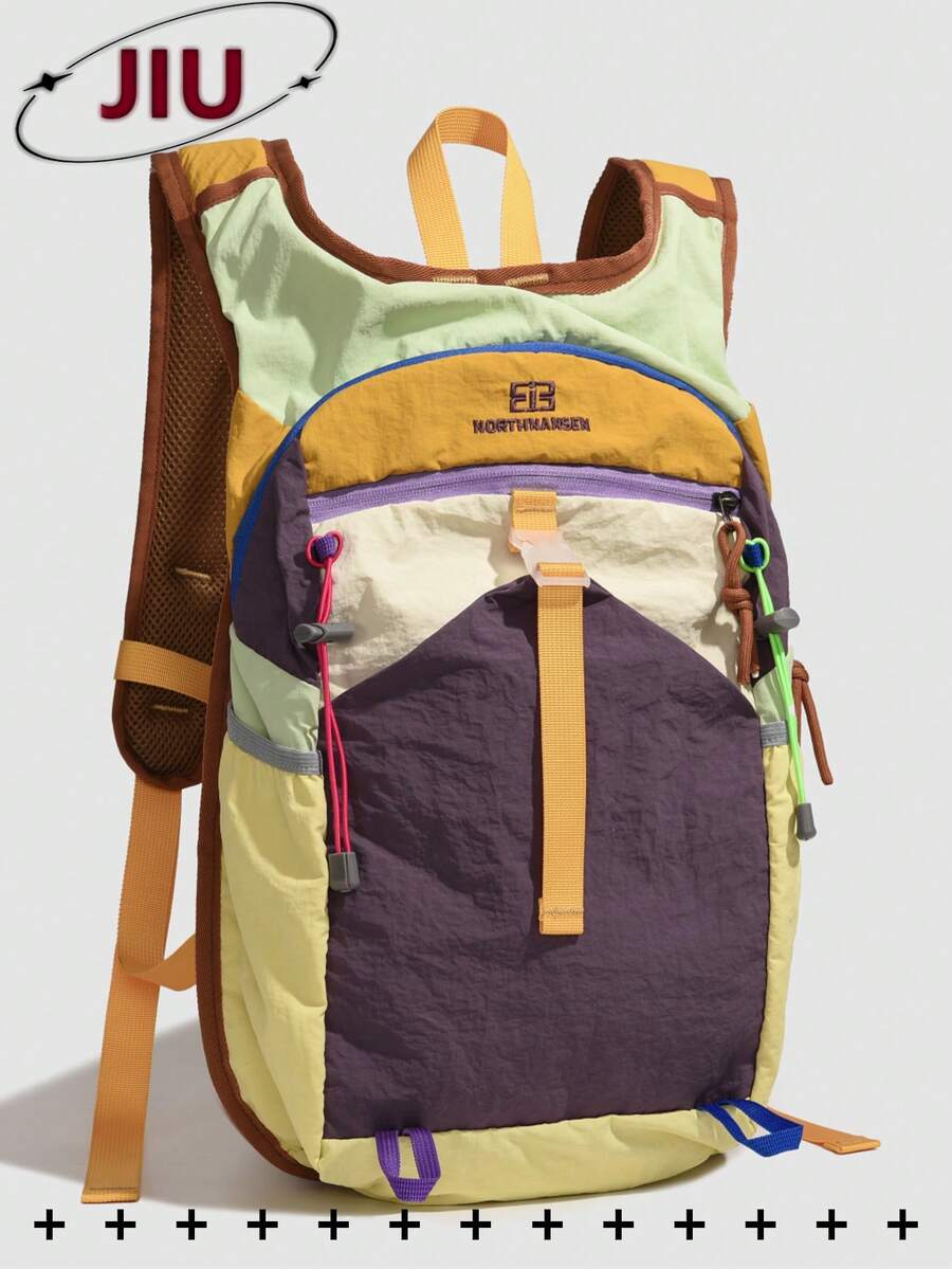 This Color-Block Outdoor Nylon Backpack Is Designed Specifically For Women, A Multi-Functional And Fashionable Everyday Bag. It Is Lightweight And Easy To Carry, With Multiple Pockets And Large Capacity. The Simple And Practical Design Makes It Suitable For Students, Nurses, Teachers, Business Professionals, Travel, Commuting, Shopping, Office, Dating, Hiking, Training, Work, And Other Various Occasions. It Also Makes An Ideal Birthday Or Holiday Gift.