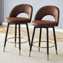 Dining Chairs - Brown+Black - View 5