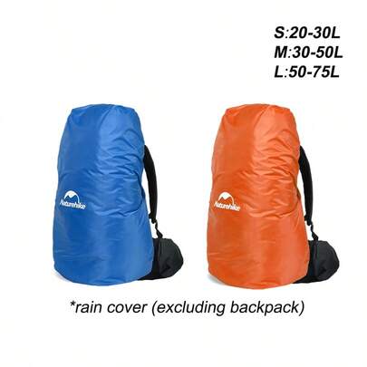 Naturehike 1pc Backpack Rain Cover, Fits 20-75L, Suitable As Birthday/Holiday Gift For Boyfriend, Family