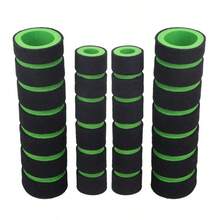 4pcs Bicycle/Motorcycle Handlebar Foam Sponge Grip Cover, Universal Anti-Slip Soft Handlebar Accessories - Multicolor - View 12