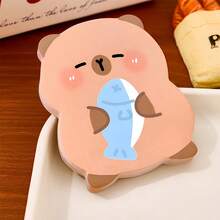 3Sets 60pcs/Set 300 Sticky Notes Shaped Like Capybaras, Easy To Tear Off, Suitable For Reminders, Notes, Bookkeeping, Studying, Office Use, Weddings, Classroom Rewards, Christmas, And More - Multicolor - View 9