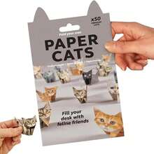 BUBU 1 Set DIY 3D Paper Cats & Dogs Origami Kit - Step-By-Step Fold Your Own Handmade Model, Green Color-Coded Instructions & Pre-Cut Pieces For Beginners, Easy-To-Assemble 3D Cat Craft For S &, Fun Gift & Home Decoration - Multicolor - View 9