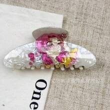 1pc New Witch Coven Hair Clip, Acrylic Cartoon Hair Claw Clip For Girls And Students - Multicolor - View 5
