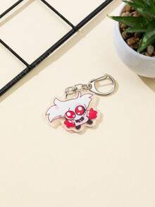 1个亚克力可爱卡通大眼萌系动漫主题钥匙扣挂件，背包装饰/包包配件/书包配件/钱包挂件/送朋友的礼物
