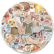 50Pcs Aesthetics Stickers ,High Quality Stickers For Scrapbook,Graffiti Sticker,Journaling,Laptop,Bumper,Skateboard,Water Bottles,Computer,Cartoon,Hard Hat,Car Stickers,Stickers Can Bring A Lot Of Fun To Your Life,The Perfect Gift For Adults - Multicolor - View 9