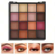 Boobeen Colorful Eyeshadow Palette Makeup-16 Colors, Matte And Glitter Eyeshadow, Bright Eyeshadow Palettes, Blendable, Easy To Build Dramatic Glamour Looks (3#) - ColorG - 查看 5