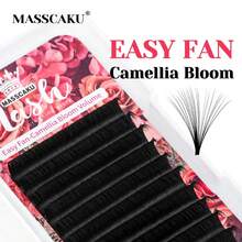 12rows Cashmere Mink Natural Cilia Silk Eyelash Extension C/D Curl 0.05mm 0.07mm 8-20mm & Length Mixed Tray Easy Fan Lashes 2D-10D Rapid Blooming Eyelash Extensions Flowering Volume Lash Extensions - CC - View 16