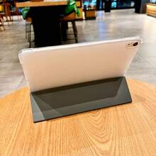 DECOPHONE 可爱卡通粉色蝴蝶结、星星、爱心双面亚克力透明水晶保护壳，适用于第7、8（10.2英寸）和第10代iPad。内置笔槽，支持睡眠/唤醒功能，多种折叠支架方式。是万圣节和新年的理想礼物。 - 彩色 - 查看 7