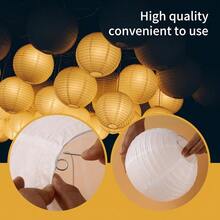 36pièces, Mix Sizes Lanternes de Papier Blanc, Lanternes de Papier Suspendues Blances Lanternes de Papier Rondes, Décoration de Mariage, Décoration de Jardin, Décoration de Cour, Décoration de Restaurant, Arrangement d'Atmosphère, Décoration de Noël, Décoration de Vacances, Fournitures de Décoration de Fête - Weiß - Übersicht 1