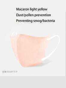 Japanese Style 4D/3D Three-Dimensional Masks, Adult Ear Hanging Disposable Independent Packaging With Three Or Four Thick Layers, Suitable For Both Men And Women, Suitable For Outdoor Activities. This Lightweight And Stylish 3D Fabric Mask Is Equipped With Anti-Virus, Dustproof, Sunscreen, Breathable - Multicolor - View 12