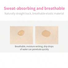 1pc Women Posture Corrector Bra, Lightweight Invisible Posture Strap To Improve Slouching, Lift Bust, Reduce Side Bulge, Open Shoulder, Breathable - Apricot - View 5