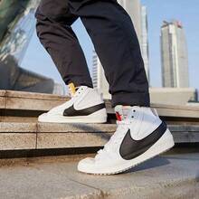 Nike Men's New COURT LEGACY NN Skate Shoes, Retro Fashion Casual Sneakers, Order 0.5 Size Up Recommended - White - View 6