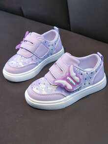 1双女童休闲轻便透气软底时尚运动鞋 - 紫色 - 查看 3