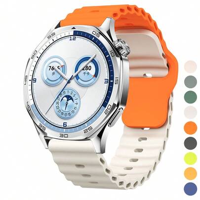 22mm Silicone Strap Compatible With Huawei Watch GT 6 Pro 46mm/GT5 GT4 GT3 GT2/Watch5/Ultimate Replacement Band For Amazfit Balance Fashion Bracelet