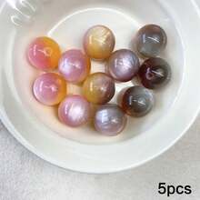 5pcs Colorful Acrylic Reversible Beads, DIY Jewelry Making, Craft Supplies, Friendship Gifts, Home Decor, Small Accessories - DIY - View 12