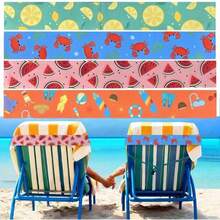 4件套户外露营沙滩椅毛巾防风固定带 - 衣物毛巾浴巾捆绑带，弹性带固定夹，床单收纳带，沙滩巾，沙滩配件，旅行配件，游泳用品，加厚耐用，印花设计，适用于户外露营、露营装备、游泳池配件、邮轮轮椅、夏威夷、旅行收纳、户外活动、露营装备、海边、女士礼物、男士礼物、个性化礼物 - 彩色 - 查看 3