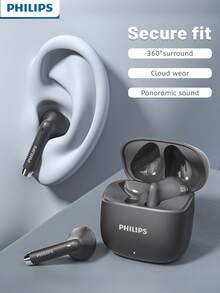 PHILIPS 飞利浦 2025 无线耳机 - 升级版 V6.0，低延迟，长续航，良好隔音效果，带麦克风，适合游戏、运动和音乐 - 均碼 - 查看 3