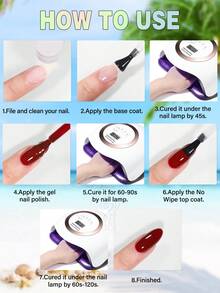 YOKEFELLOW 10毫升凝胶指甲油套装，春夏马卡龙糖果美甲凝胶指甲油，蓝紫色粉色，可卸UV指甲油，美甲DIY，居家或节日礼物（女孩适用） - 彩色 - 查看 11