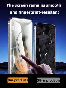 3pcs Ultra-Clear Tempered Glass Screen Protector For , Sensitive Touch, Scratch/Fingerprint/Oil Resistant, Anti-Drop, Easy Installation - Clear - View 7