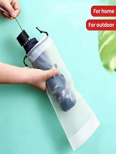 1/3 piezas Bolsa de almacenamiento de paraguas de lluvia transparente y a prueba de agua, reutilizable, fácil de limpiar, ahorra espacio para el hogar, al aire libre, viajes, campamento, al aire libre, jardín, artículos esenciales de viaje, artículos esenciales de playa, temporada de graduación, ceremonia de graduación, felicitaciones graduado, graduado, fiesta de graduación, artículos esenciales de verano, portátil de verano