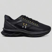 Men's Athletic Shoes For Gym Training, Running, Fitness, Soft, Lightweight, Affordable, New Release - Vàng đen - Xem 3