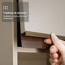 Cocina Integral Completa Modular Madesa Nice 240cm Crema 09 - Beis - Ver 6