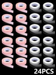 6卷透气睫毛嫁接胶带，适用于睫毛嫁接，微孔织物胶带，无纺布化妆工具，多用途自粘胶带，粉色睫毛胶胶带，睫毛嫁接胶带，眼影胶带，适用于拉长女性睫毛，眼影和眼线辅助工具。 - 彩色 - 查看 20