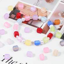 10颗彩色夜光亚克力星形管珠，DIY首饰制作，手工串珠工艺材料 - diy - 查看 6