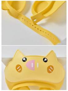 1pc Baby Waterproof Shower Cap, Adjustable Soft Rubber Ear Protection Children Bath Hat, Prevents Water From Getting Into Eyes And Nose During Baby Shower - Multicolor - View 5