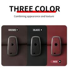 BMW F20/F30/G20/F31/F34/F10/G30/F11/X3/F25/X4/I3/M3/M4 Series 1, 3, 5 Alloy Style Car Key Fob Cover - Multicolor - View 4