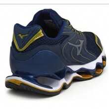 Men's Tennis Shoes No. 12S, First Line, Training, Gym, Running, Leisure - hải quân vàng - Xem 3