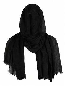 1pc Medieval Renaissance Knight Cape/Cloak Shoulder Half Cape Costume For Festivals & Cosplay Halloween Skull Skeleton, Party Dress