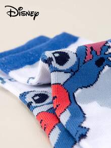 Disney 1/5/10 Double Women's Spring/Summer Stitch Socks "Star Baby"Comfortable And Breathable/Interesting Style Invisible Socks For Daily Wearing/International Women's Day/St. Patrick's Day/Women's Socks, Stitch Women's Boat Socks Gifts, Summer Invisible Socks, Cartoon Animation Socks, Men's Short Socks, Stitch Novelty Fun Socks, Comfortable And Breathable Fashion Women's Novelty Invisible Socks, Socks - Multicolor - View 10