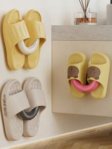 1个壁挂式鞋架 - 无需钻孔，安装简便，防水鞋钩，节省空间的垂直设计，适用于浴室、淋浴间、客厅、卧室，现代风格，多功能实用挂钩 - 彩色 - 查看 8