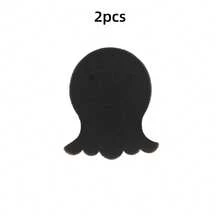 2/4件装宠物毛发去除器，适用于衣物晾晒，可重复使用，非电动除毛器，减少褶皱，节省晾晒时间，可爱小熊造型，轻松去除洗衣机绒毛和宠物毛发，衣物清洁剂，清洁用品，轻松去除毛发和清洁用品 - 黑色 - 查看 12