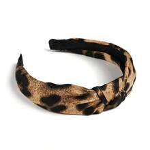 女士扭结发箍 - 异域风情蛇纹宽发箍，柔软弹力面料发饰，时尚扭结蛇纹设计发箍，舒适防滑，性感少女头饰，适合日常佩戴和派对，发带，发箍 - 彩色 - 查看 14