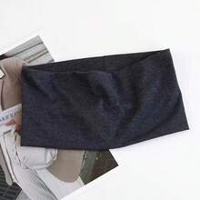 1条/13条装新款宽版女士9.45英寸头带，适合瑜伽、运动、骑行等多种场合，采用聚酯纤维材质，轻盈保暖透气，男女皆宜，春、夏、秋、冬四季皆可佩戴，是运动发带、跑步发饰、瑜伽头巾、运动吸汗带的理想之选。 - 彩色 - 查看 8