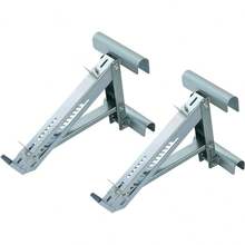 DDBESSIC Heavy Duty Ladder Jacks 2-Pack, Ladder Stabilizer And Support Brackets, Premium Steel Ladder Accessories For Safety And Stabilization - 銀色 - 查看 6