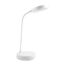 360° Adjustable Desk Lamp With USB Power, Eye-Care LED Light,  3 Modes (White/Neutral/Warm) For Office, Dorm, Study Room & Bedroom - White - View 7