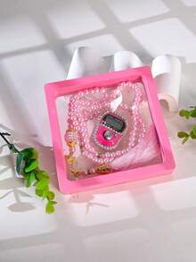 1pc Ramadan Gift Set - 99 Beads Tasbih With Pearl Tassels + Rhinestone Electronic Counter, Ramadan Prayer Beads Essential, Elegant Packaging - Multicolor - View 17