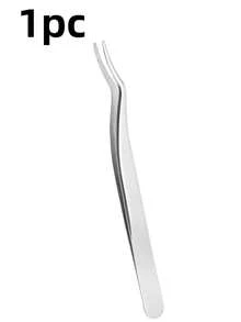 Stainless Steel Precision Tweezers, Eyelash Extension Tools, For Eyelash Extension - Silver - View 12