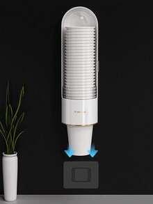 Minimalist Paper Cup Holder, Multifunctional Desktop Organizer, Coffee/Milk Tea Cup Rack, Cup Dispenser - Multicolor - View 5